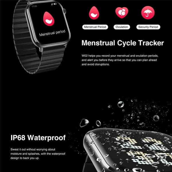 ساعت IMILAB W02 (✅گارانتی+🎁اسپیکر رایگان+💵کد تخفیف) — تصویر ۵