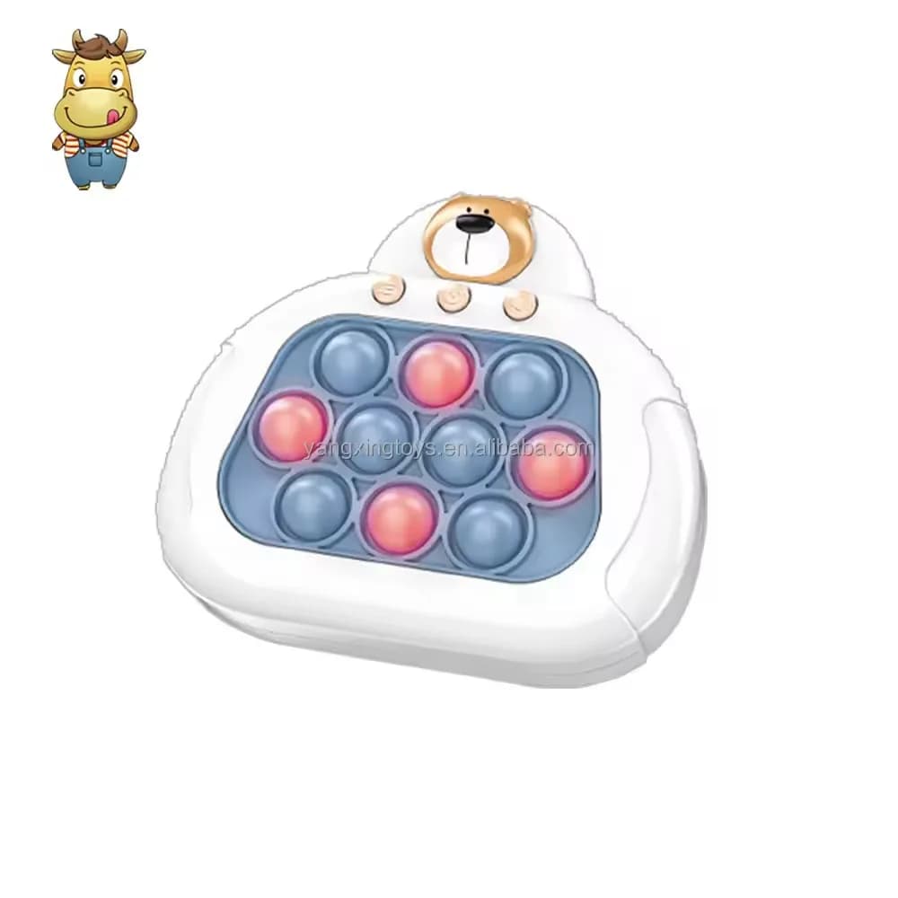 بازی سرعتی پاپیت گیم چراغ‌دار Speed Push Game Machine | بازی حافظه و تمرکز کودک ۴ حالته — تصویر ۶