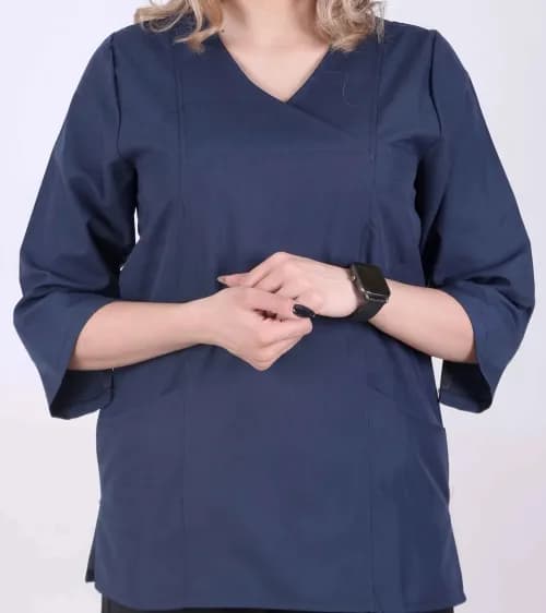 روپوش پزشکی بلند مدل T-t — تصویر ۷