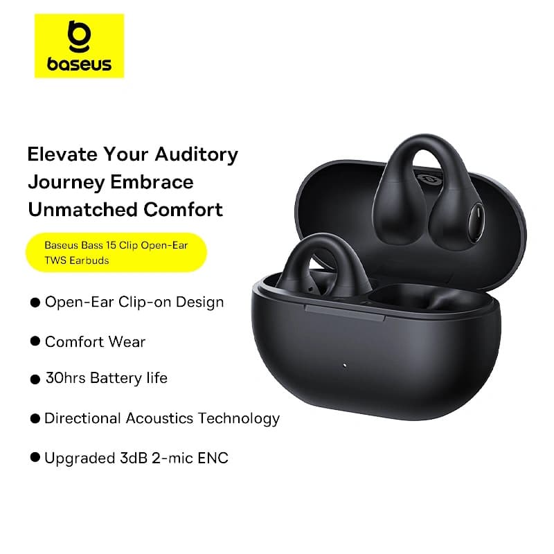 هندزفری بلوتوثی BASEUS BASS 15 CLIP (اصلی)+گارانتی 18 ماهه✅ — تصویر ۱۱