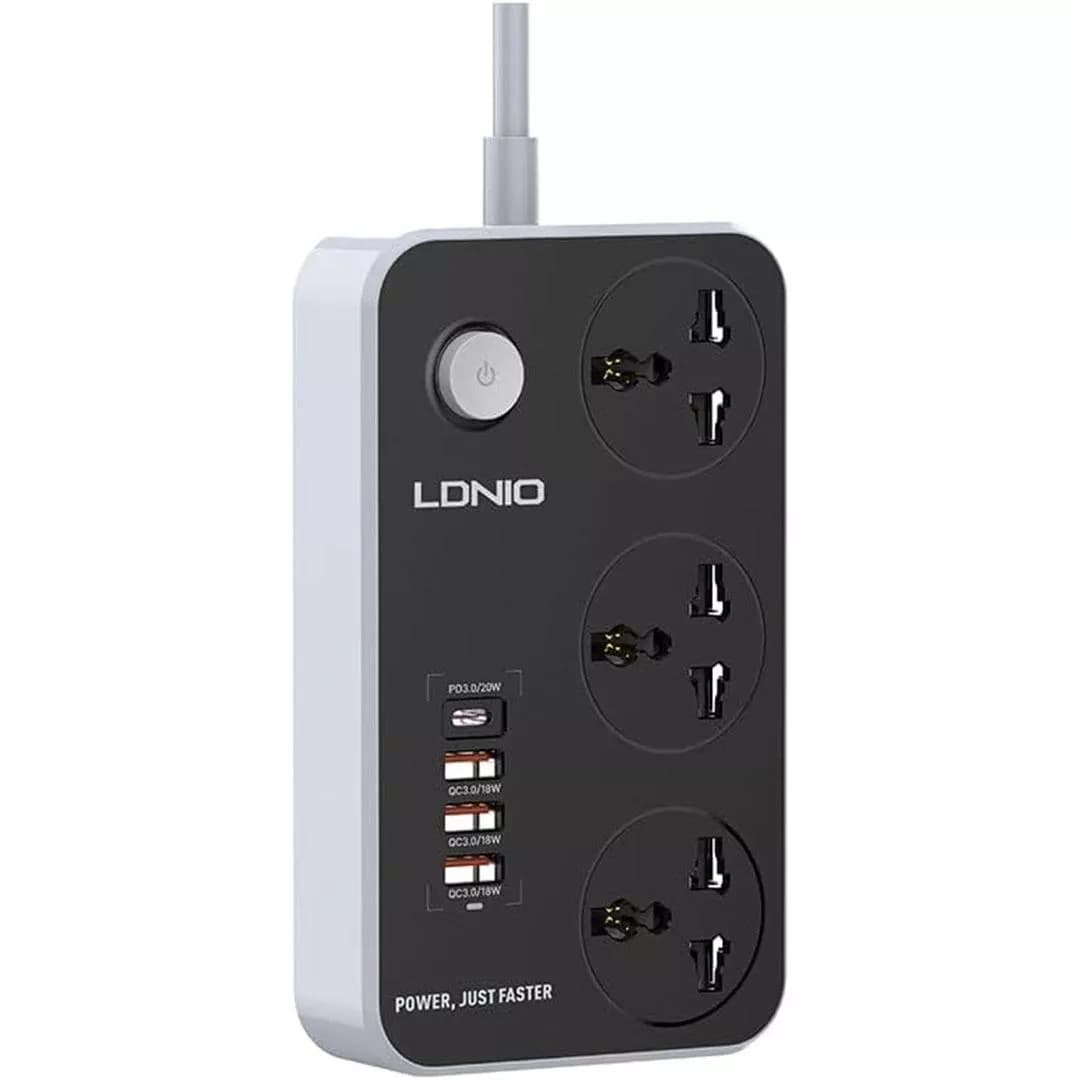 چندراهی برق الدینیو LDNIO مدل SC3412 — تصویر ۳