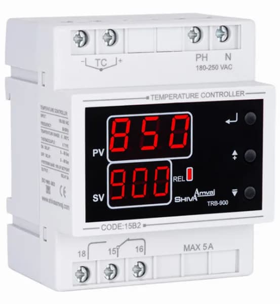ترموستات دیجیتال 0 تا 900 درجه شیوا امواج مدل TRB-900