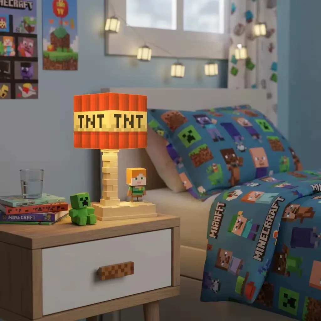 چراغ خواب رومیزی ماینکرفت (Minecraft Table Lamp) — تصویر ۷