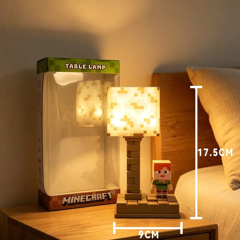 چراغ خواب رومیزی ماینکرفت (Minecraft Table Lamp) — تصویر ۲