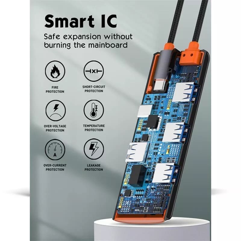 هاب ۵ پورت الدینیو مدل DS-25U تایپ سی — تصویر ۱۱
