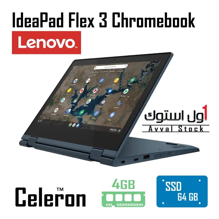 لپ‌ تاپ Lenovo IdeaPad Flex 3 Chromebook — تصویر ۲
