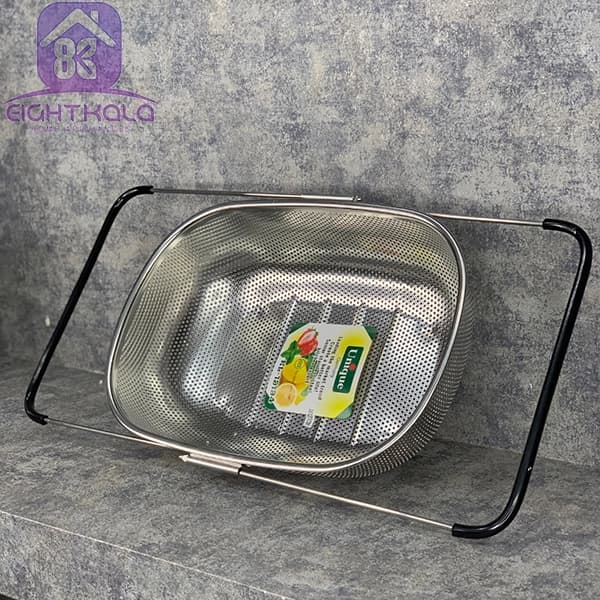 آبکش سینک کشویی استیل یونیک مدل KL-19194 (استیل نگیر) — تصویر ۲