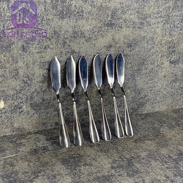 کره گیر و پنیر خوری استیل ضد زنگ جی وی لون GviLon (بسته ۶ تایی) — تصویر ۷