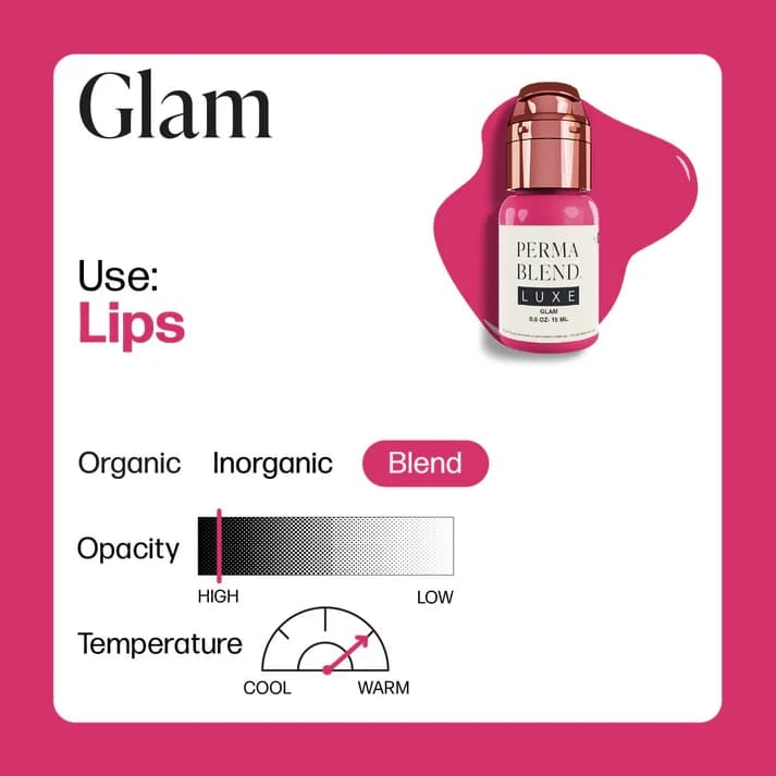 رنگ تاتو لوکس گلم GLAM — تصویر ۲