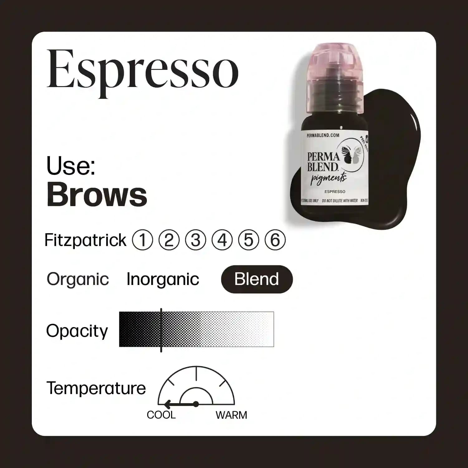 رنگ تاتو اسپرسو Espresso — تصویر ۵