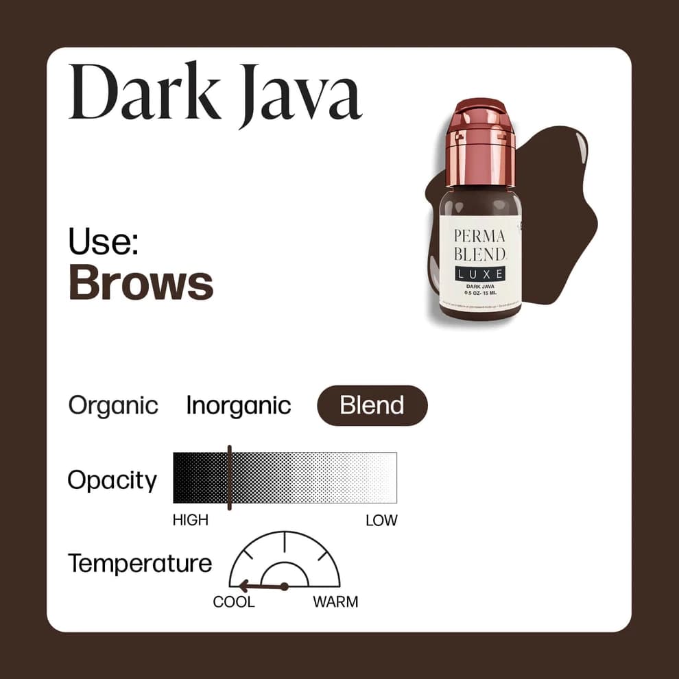 رنگ تاتو لوکس دارک جاوا DARK JAVA — تصویر ۵