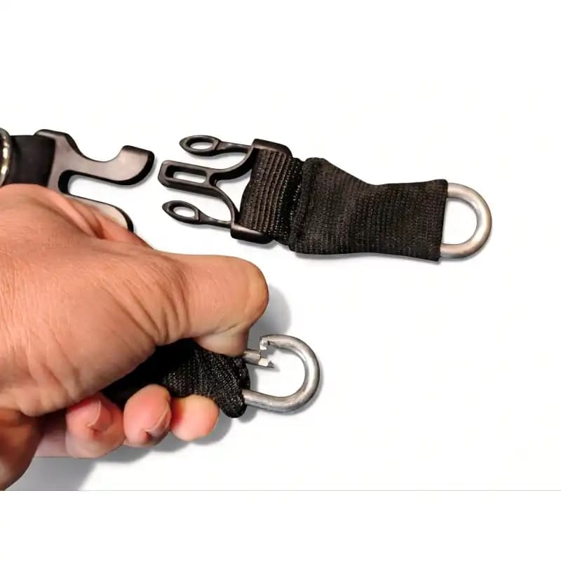 بند سلاح تاکتیکال دو قلاب فولادی مدل Bungee Sling — تصویر ۷