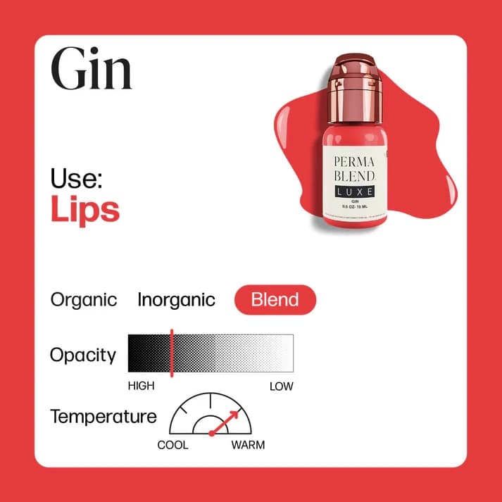 رنگ تاتو لوکس جین GIN — تصویر ۵