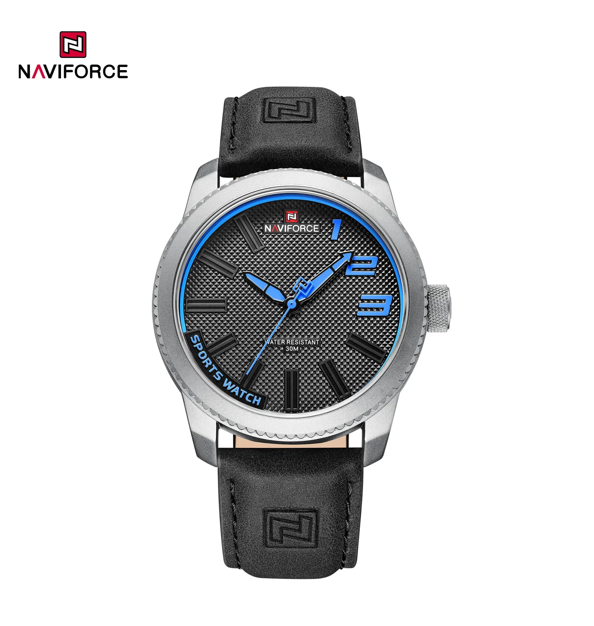 ساعت مردانه NAVIFORCE NF9202L قهوه ای تیره — تصویر ۵
