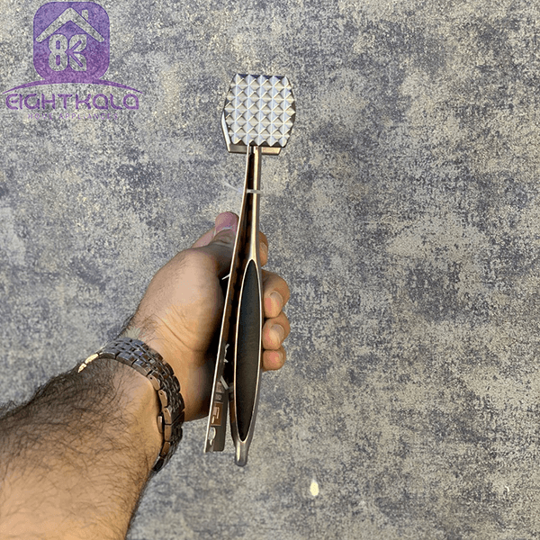 بیفتک کوب استیل یونیک دو طرفه با دسته ارگونومیک — تصویر ۲