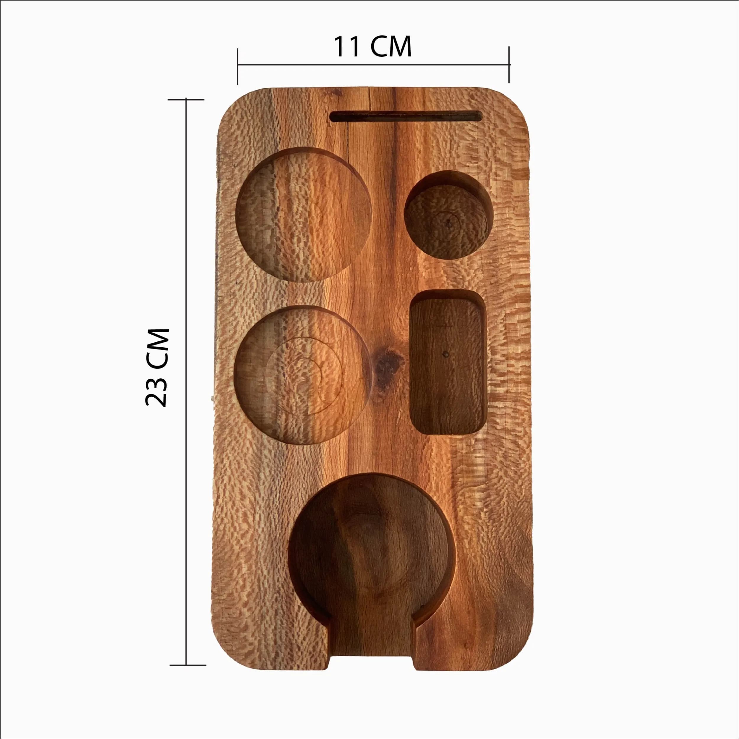 استند پرتافیلتر قهوه چوبی مدل coffee gear سایز 51 — تصویر ۸