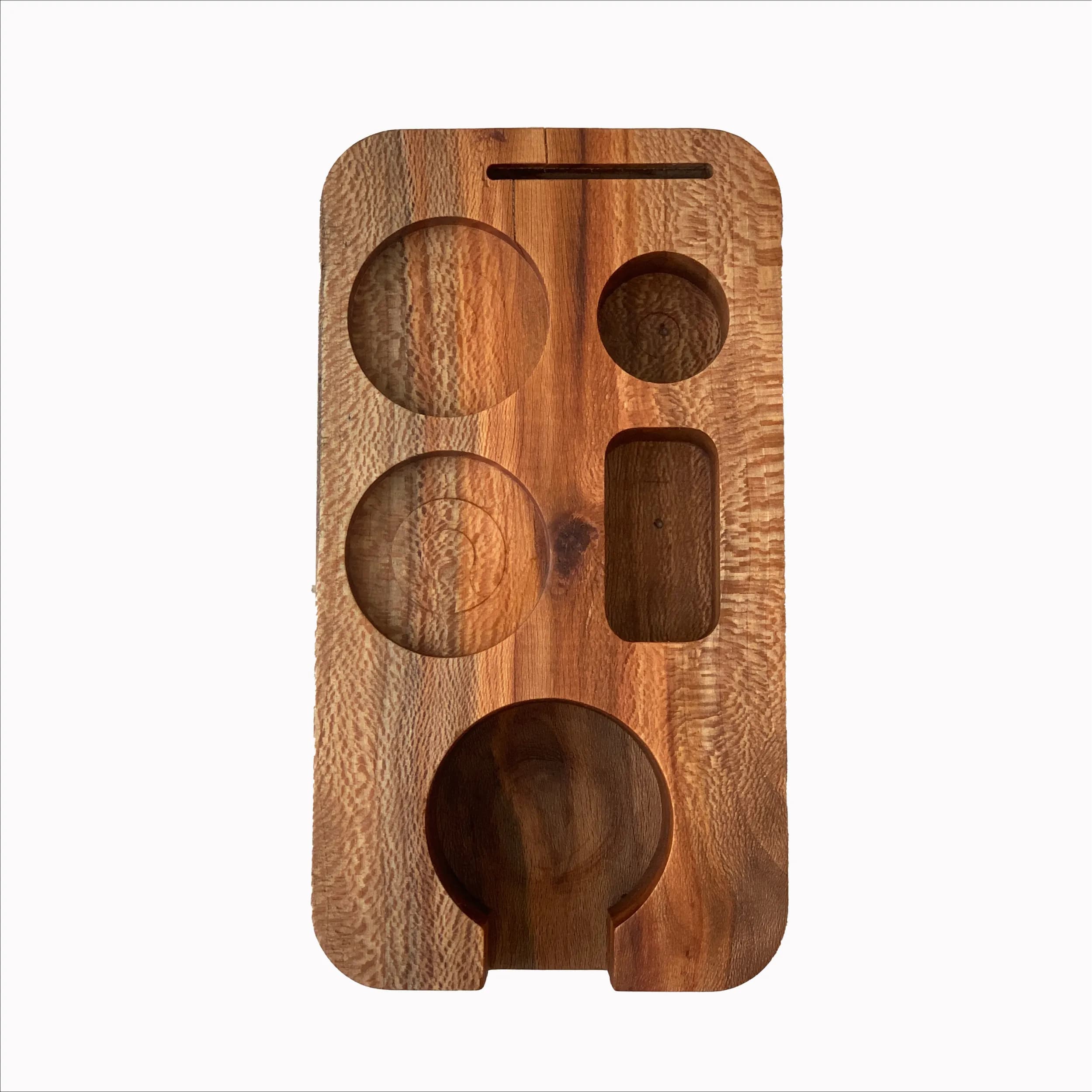 استند پرتافیلتر قهوه چوبی مدل coffee gear سایز 51