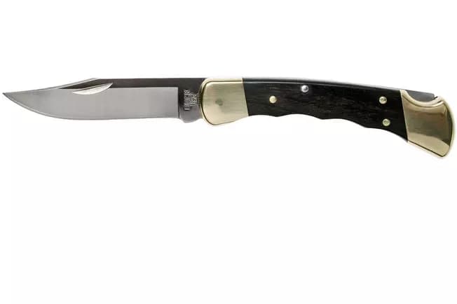چاقو باک 110 با شیار انگشتی Buck 110 finger grooves — تصویر ۹