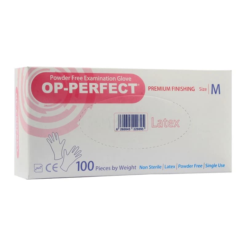 دستکش لاتکس 100 عددی برند perfect-op