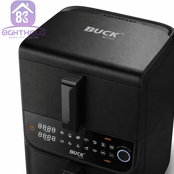 سرخ کن بدون روغن دو طبقه باک BUCK مدل BK1310 – ظرفیت ۱۱.۴ لیتر — تصویر ۳