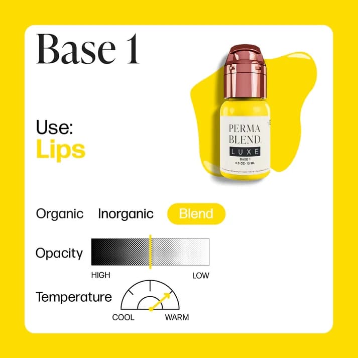 رنگ تاتو لوکس بیس 1 BASE1 — تصویر ۵