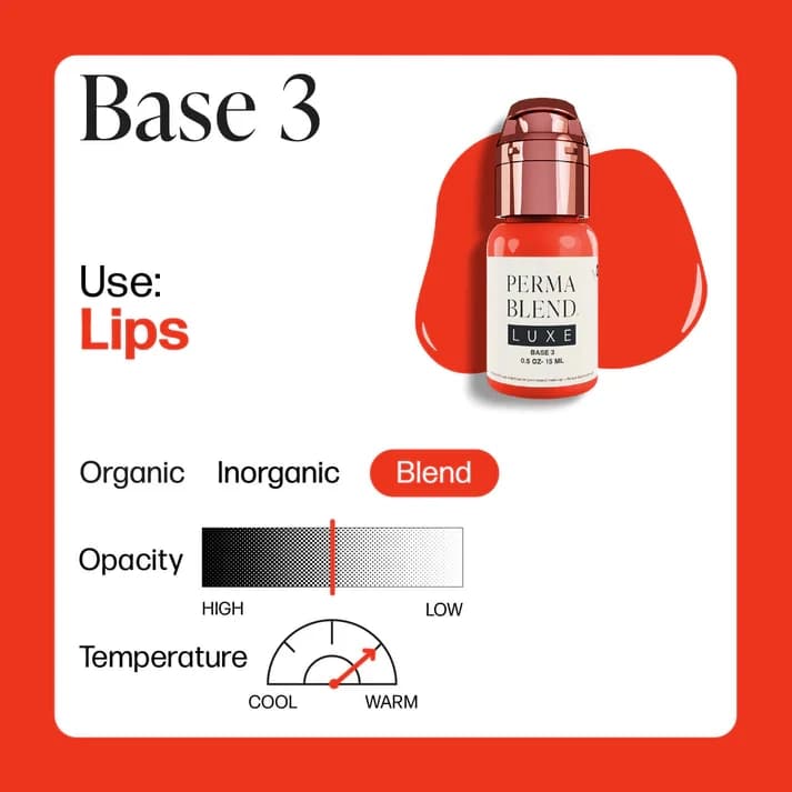 رنگ تاتو لوکس BASE 3 — تصویر ۵