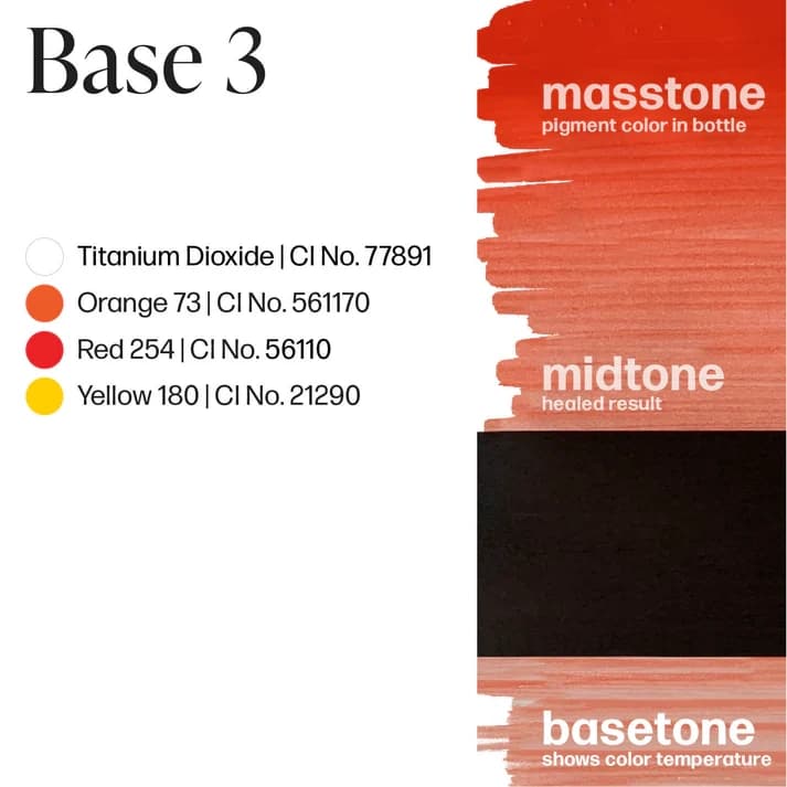 رنگ تاتو لوکس BASE 3 — تصویر ۶