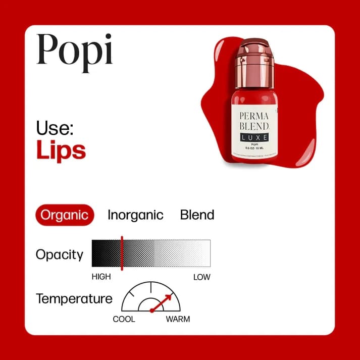 رنگ تاتو لوکس پاپی POPI — تصویر ۲