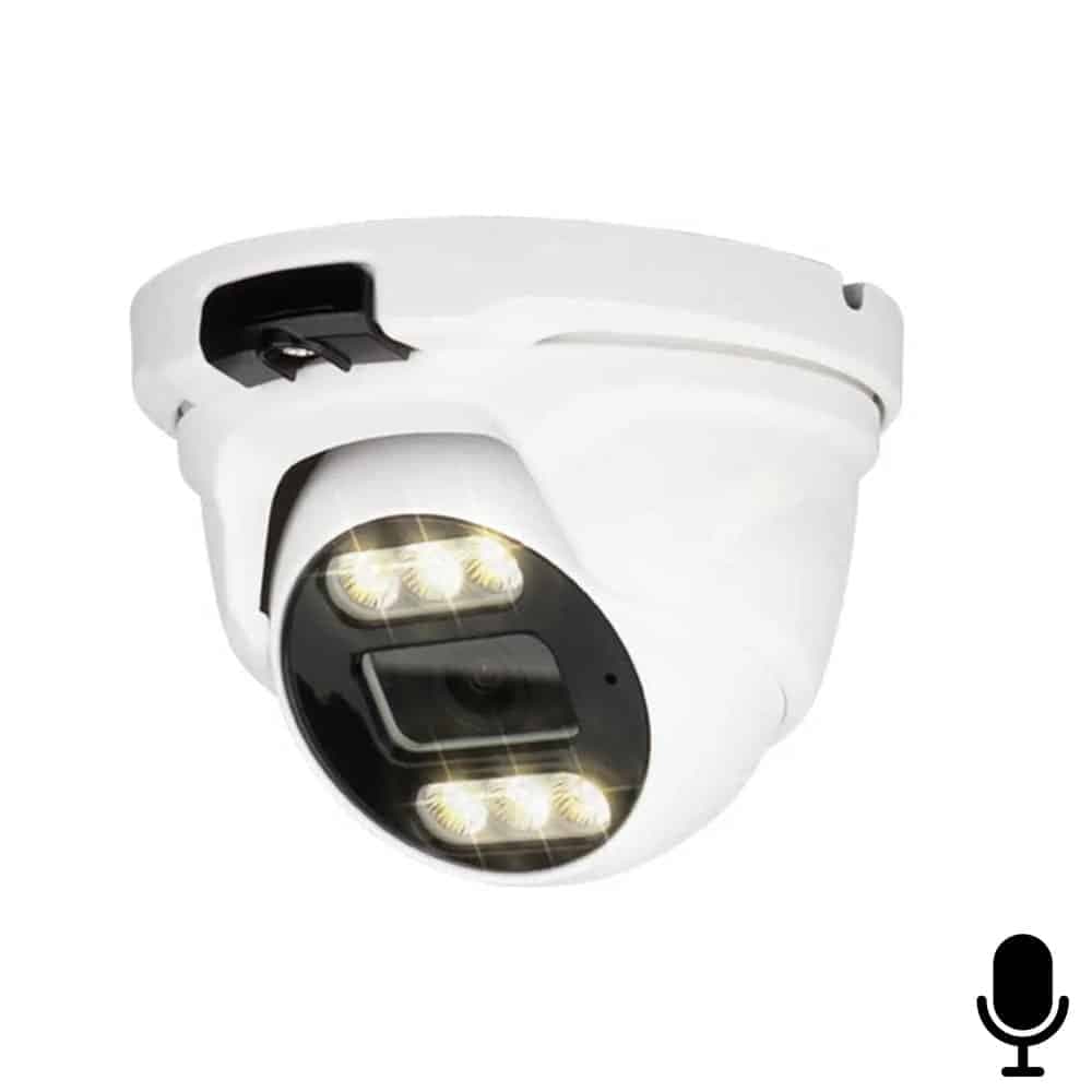 دوربین دام میکروفن دار ۵ مگاپیکسل وارم لایت Dome mic