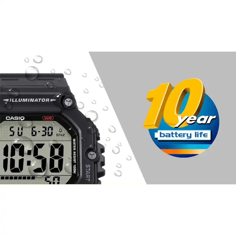 ساعت مچی کاسیو مدل AE-1600H-5AV خاکی — تصویر ۵
