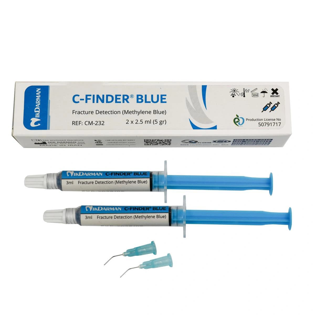 محلول متیلن بلو نیک درمان C-FINDER BLUE — تصویر ۲