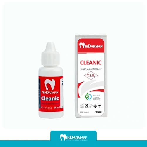 محلول لکه بر دندان نیک درمان Cleanic (T.S.R)