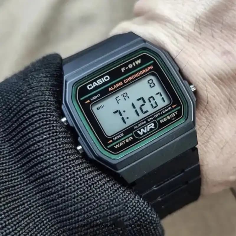 ساعت مچی کاسیو مدل F-91W-3DG — تصویر ۶
