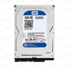 هارد دیسک اینترنال وسترن دیجیتال مدل WD5000AAKظرفیت 500 گیگ آبی (گارانتی یکساله-ریفر))