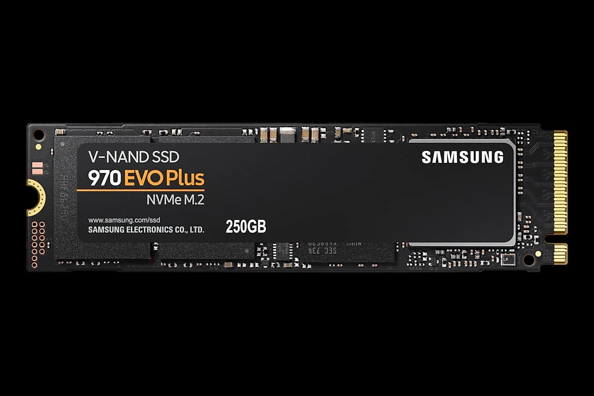 اس اس دی اینترنال M.2 NVMe سامسونگ مدل Samsung 970 EVO PLUS ظرفیت 250 گیگابایت — تصویر ۳