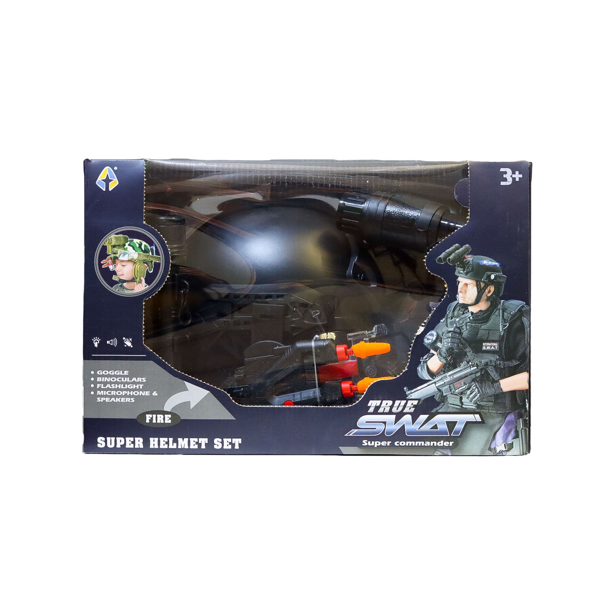 ست کلاه نظامی ضربت و تجهیزات تاکتیکی True SWAT (سری Super Commander) مدل 1261/3 — تصویر ۹