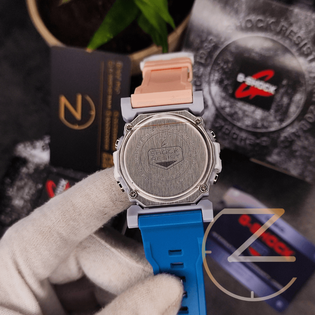 ساعت مچی کاسیو جیشاک مدل 2300 دورنگ(آبی و صورتی) G-Shock Casio 2300 — تصویر ۴