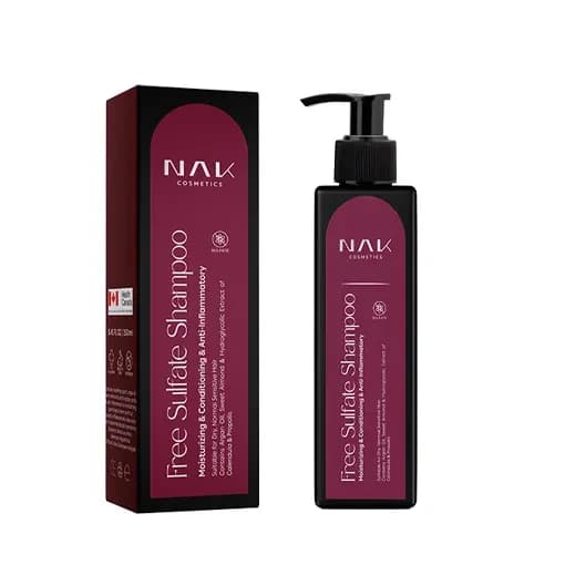 شامپو فری سولفات آبرسان و نرم کننده ناک برای موهای خشک 250 ml