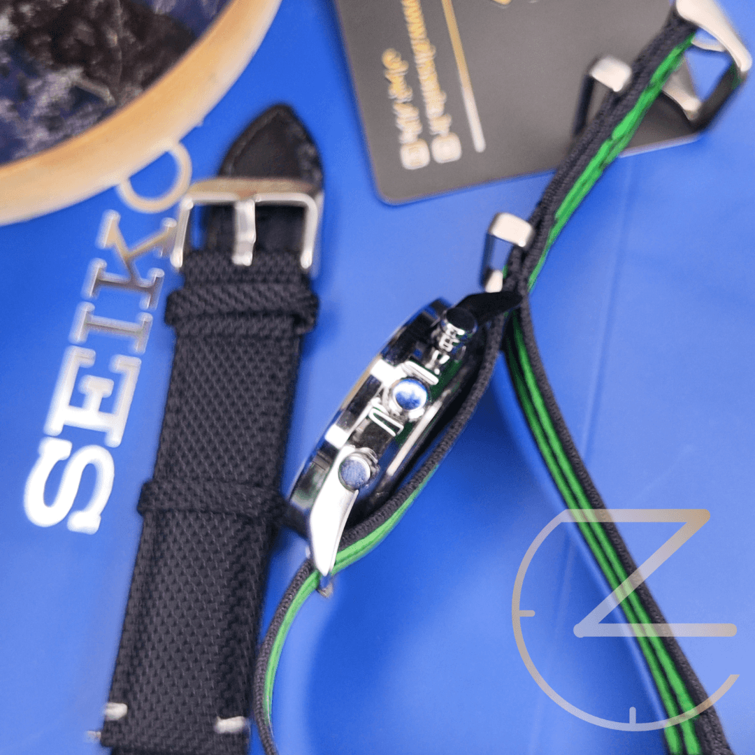 ساعت مچی سیکو برزنتی کرنوگراف سبز SEIKO CHRONOGRARH — تصویر ۵