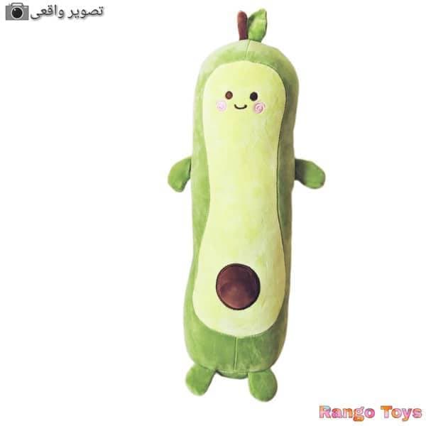 عروسک آووکادو ایستاده بالشتی
