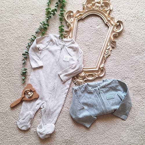 سرهم کبریتی پنبه نوزادی جورابدار وارداتی اورجینال سرهم نوزادی دخترانه و پسرانه سایز ۳ تا ۹ ماه — تصویر ۵