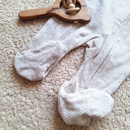 سرهم کبریتی پنبه نوزادی جورابدار وارداتی اورجینال سرهم نوزادی دخترانه و پسرانه سایز ۳ تا ۹ ماه — تصویر ۸