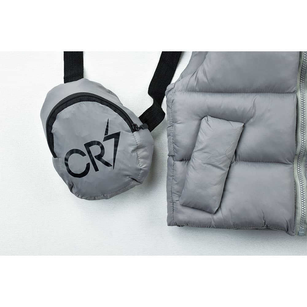 پافر کیفدار پسرانه CR7 طوسی کد 11908 — تصویر ۴