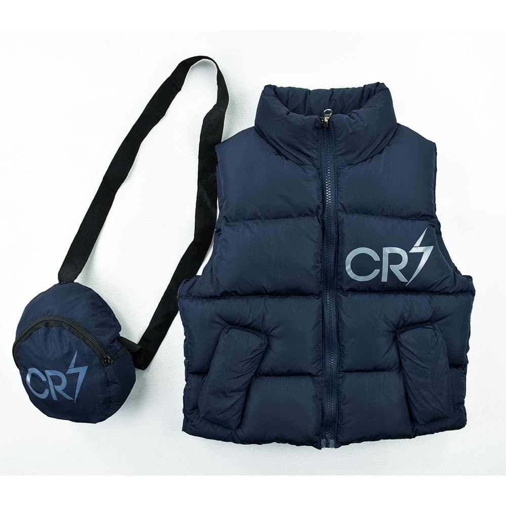پافر کیفدار پسرانه CR7 سورمه ای کد 11908 — تصویر ۲