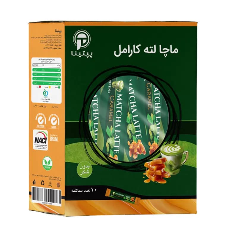 ماچا لته کارامل بدون قند