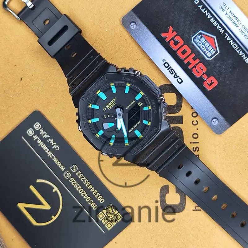 ساعت مچی مردانه کاسیو جی شاک فول مشکی Casio G-Shock Ga-2100 Full Black — تصویر ۵