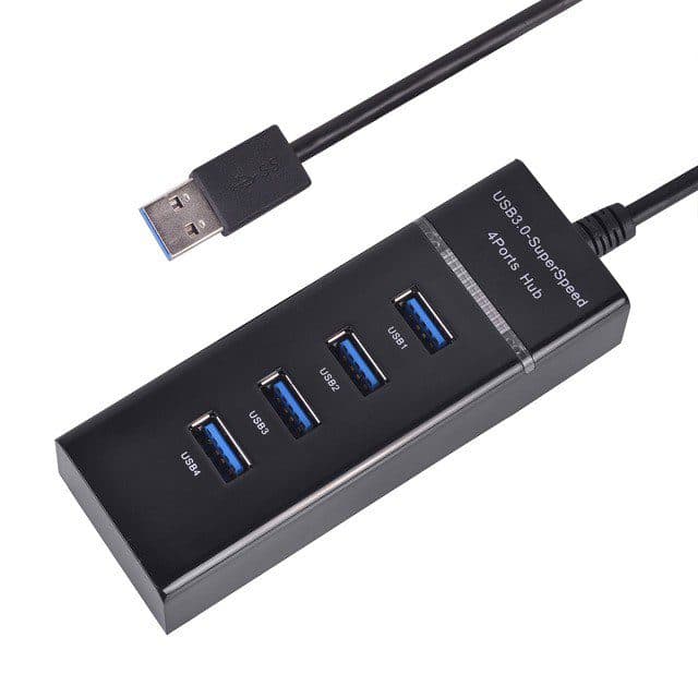 هاب 4 پورت 30سانتی پک آّبی HUB 4port USB3 — تصویر ۲
