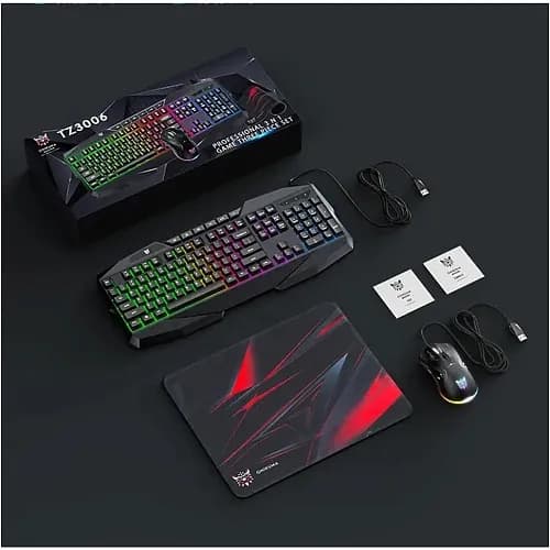 باندل گیمینگ اونیکوما TZ3006 RGB Wired — تصویر ۳