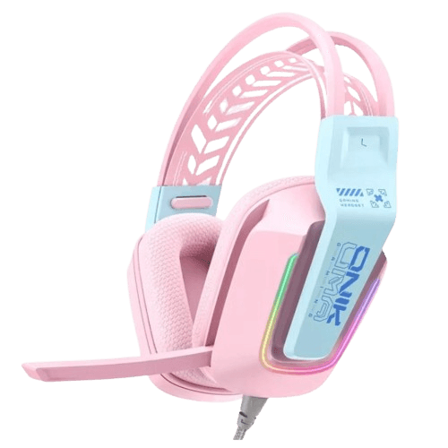 هدست گیمینگ اونیکوما X13 Pink RGB Wired