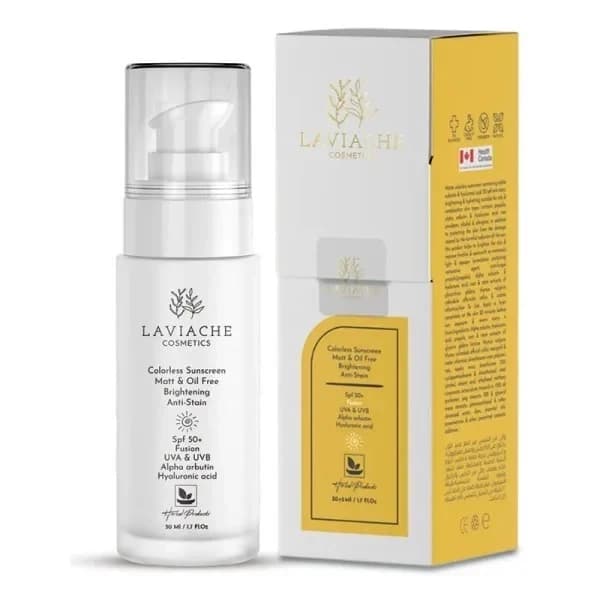ضد آفتاب بی رنگ لاویاچه(پوست چرب ومختلط)(SPF50)(60میلی لیتر) — تصویر ۵